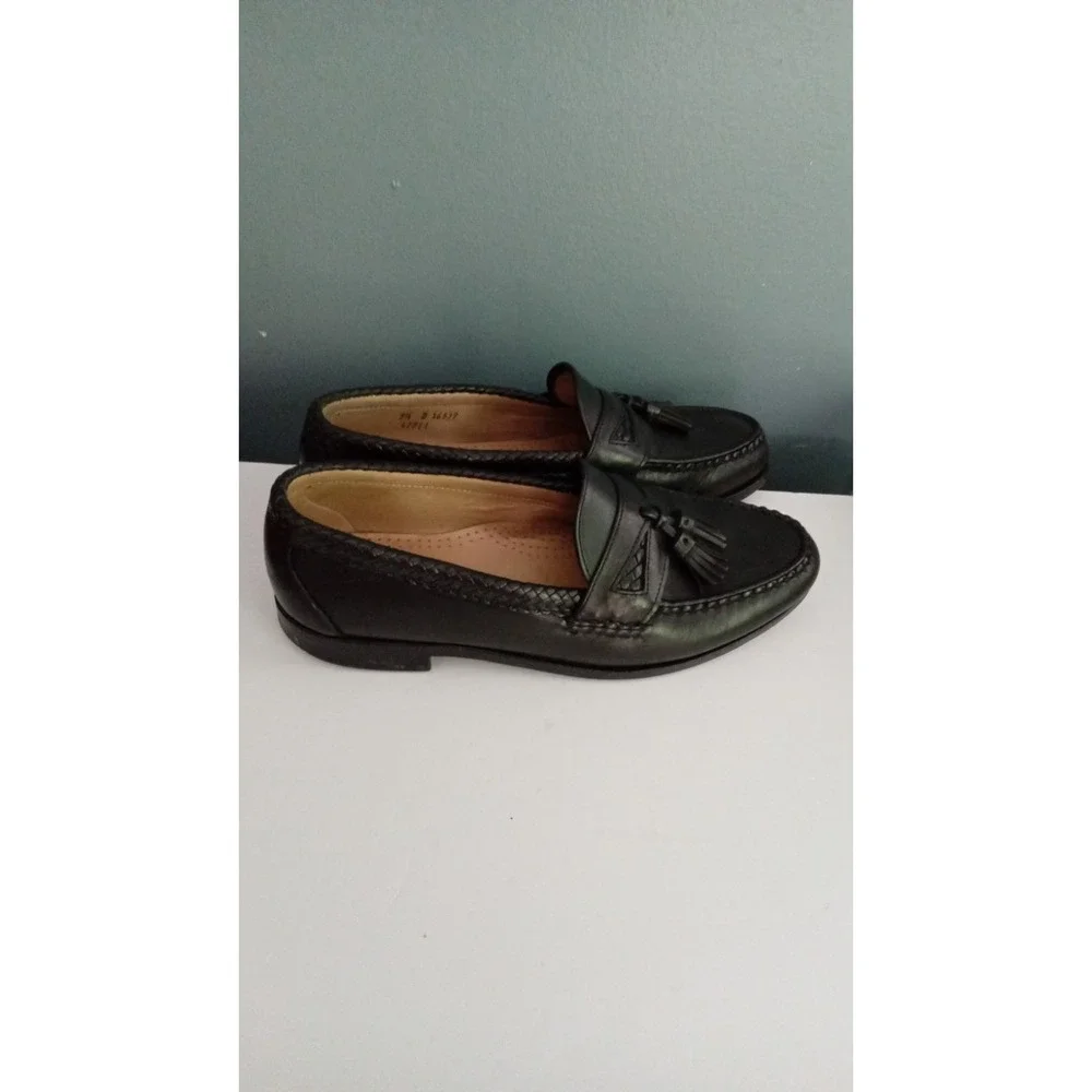 Allen‎ Edmonds Maxfield Tassel Loafers Leather Dress Shoes Black